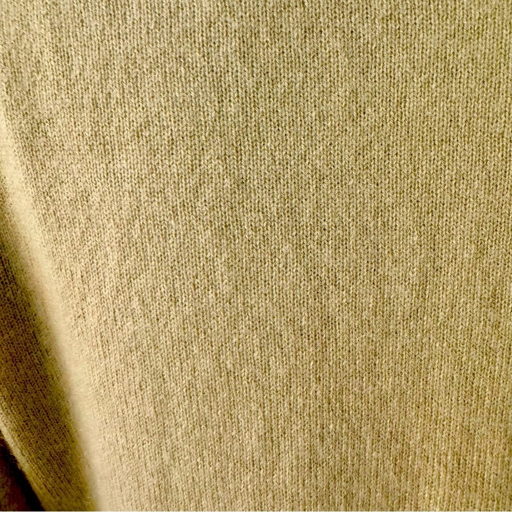 CHARTER CLUB 100% Cashmere V-Neck Sweater Celery Green Size Medium - Picture 4 of 11